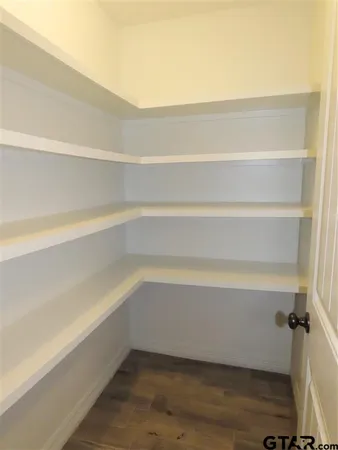 a view of entryway with a wooden floor