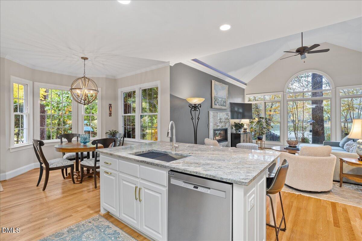 5228 Mill Dam Road Wake Forest, NC 27587 - Photo 15 of 52 Kitchen Open to Family Room