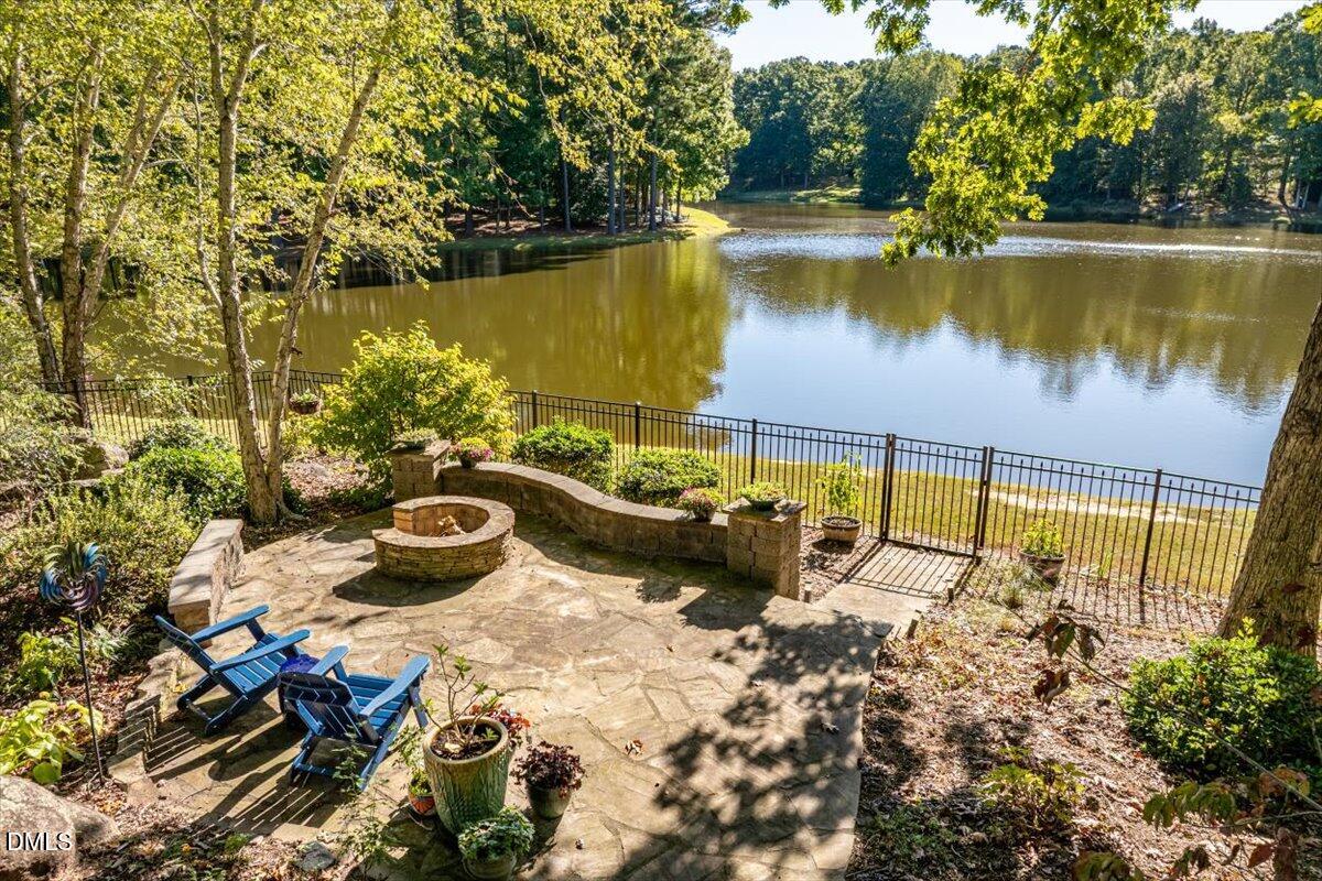 5228 Mill Dam Road Wake Forest, NC 27587 - Photo 38 of 52 Flagstone Patio overlooking Lake