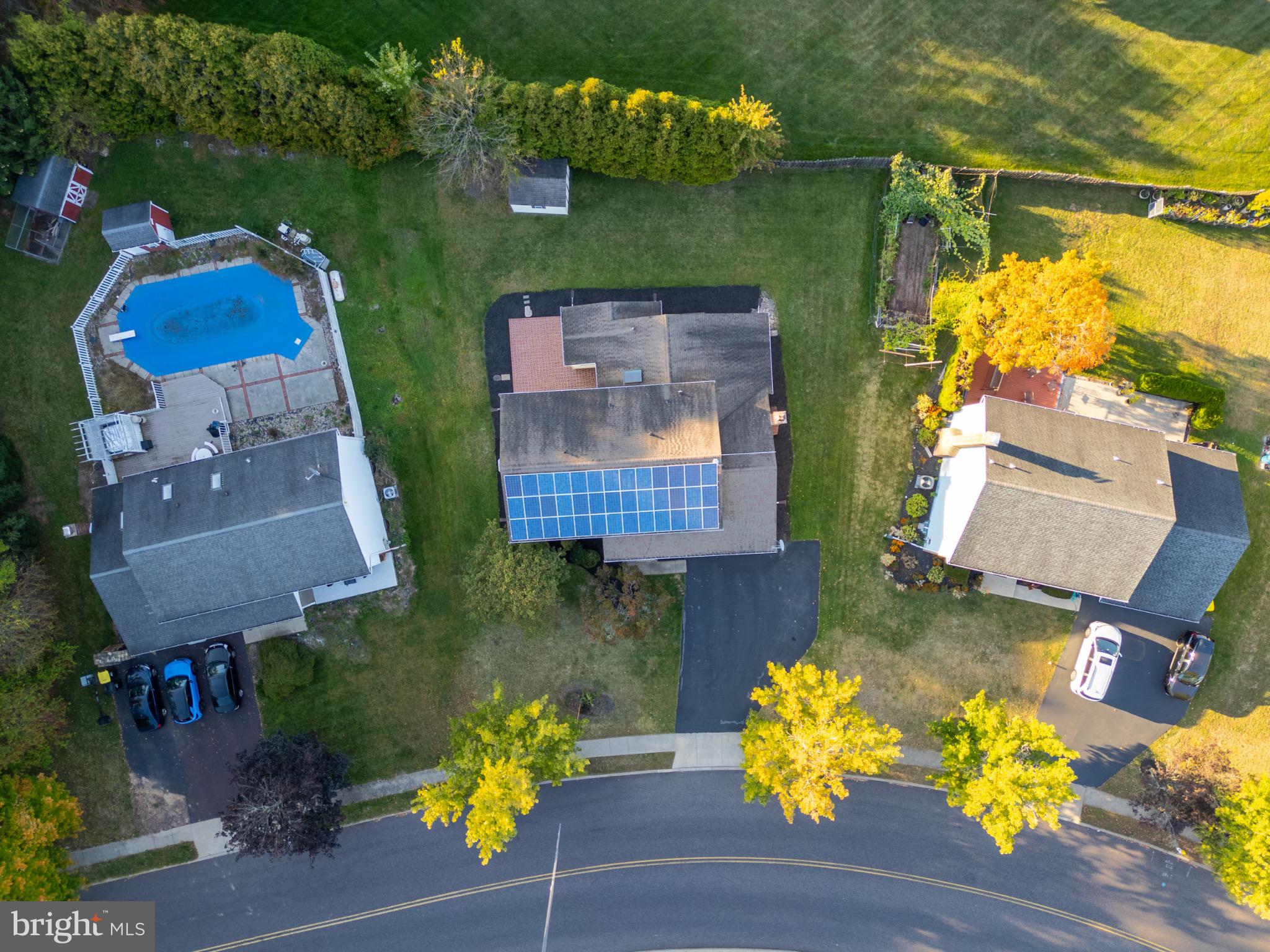 1520 Fairgrounds Road Hatfield, PA 19440 - Photo 6 of 52 an aerial view of a house with yard swimming pool and outdoor seating