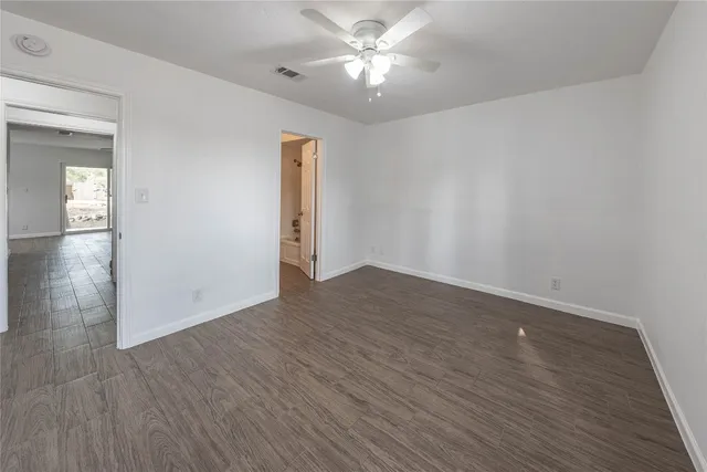 wooden floor in an empty room