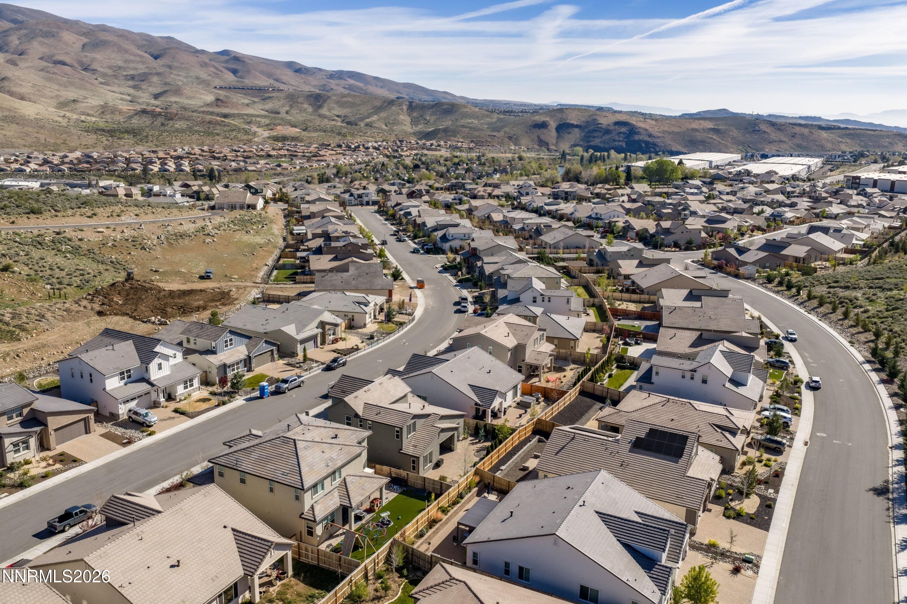 250 Commodore Drive Verdi, NV 89439 - Photo 48 of 49 an aerial view of residential houses with outdoor space
