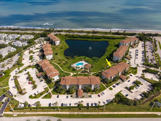 a view of swimming pool with a garden