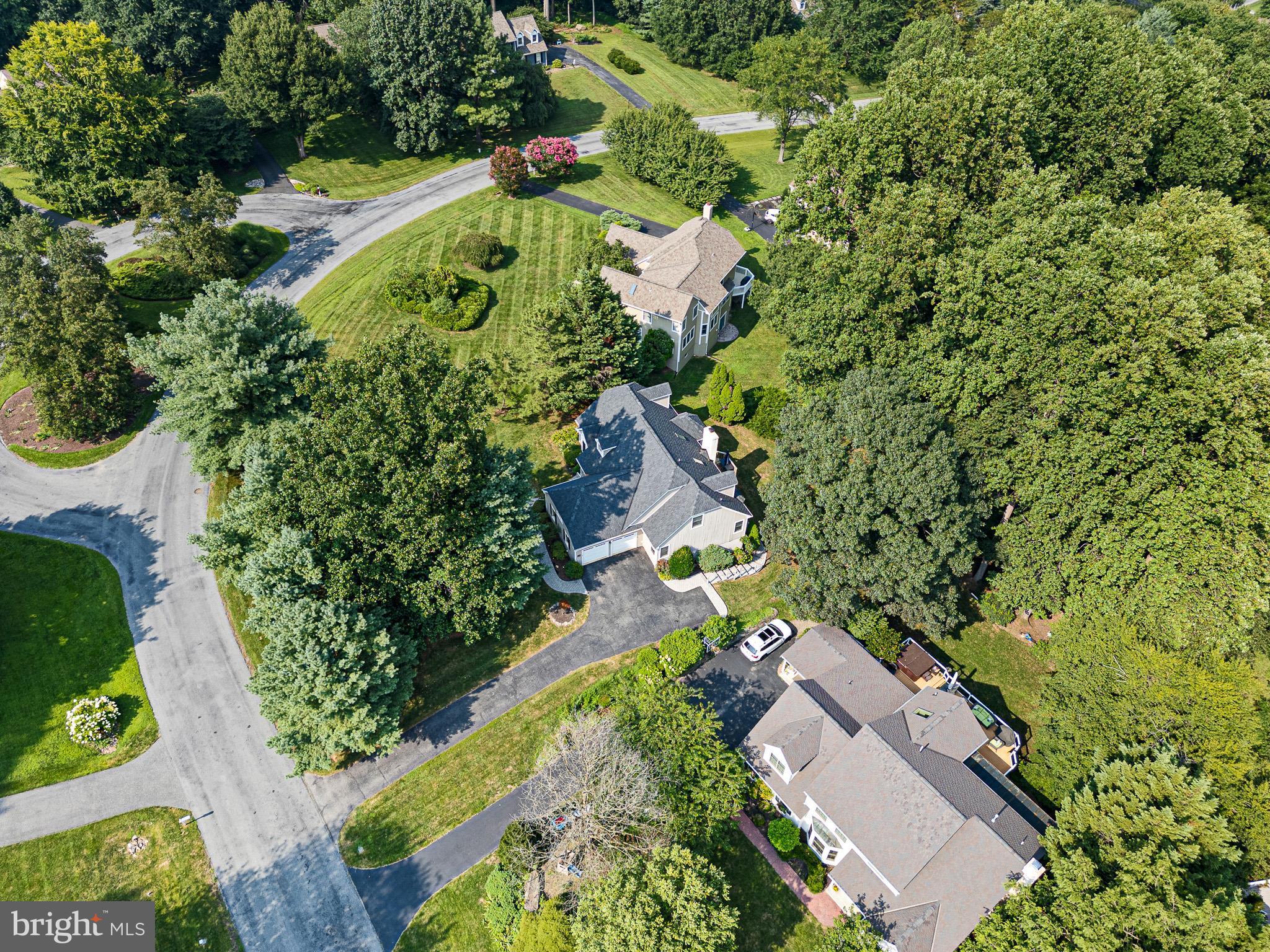 125 Hamilton Road Landenberg, PA 19350 - Photo 16 of 46 an aerial view of a house with a garden