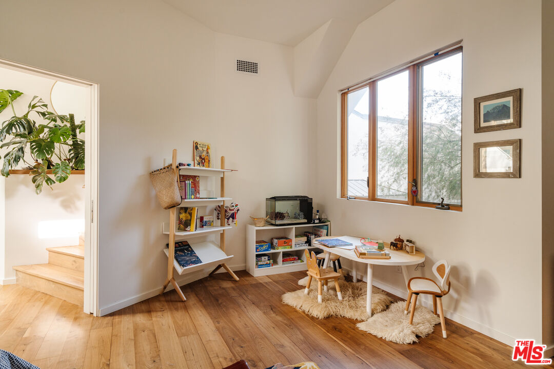 2002 Tuna Canyon Road Topanga, CA 90290 - Photo 24 of 70 a workspace with furniture hardwood and a window