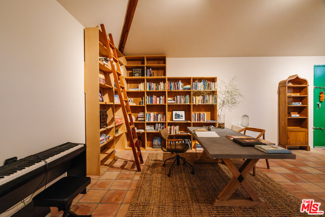 2002 Tuna Canyon Road Topanga, CA 90290 - Photo 57 of 70 a reading room with furniture and book shelf