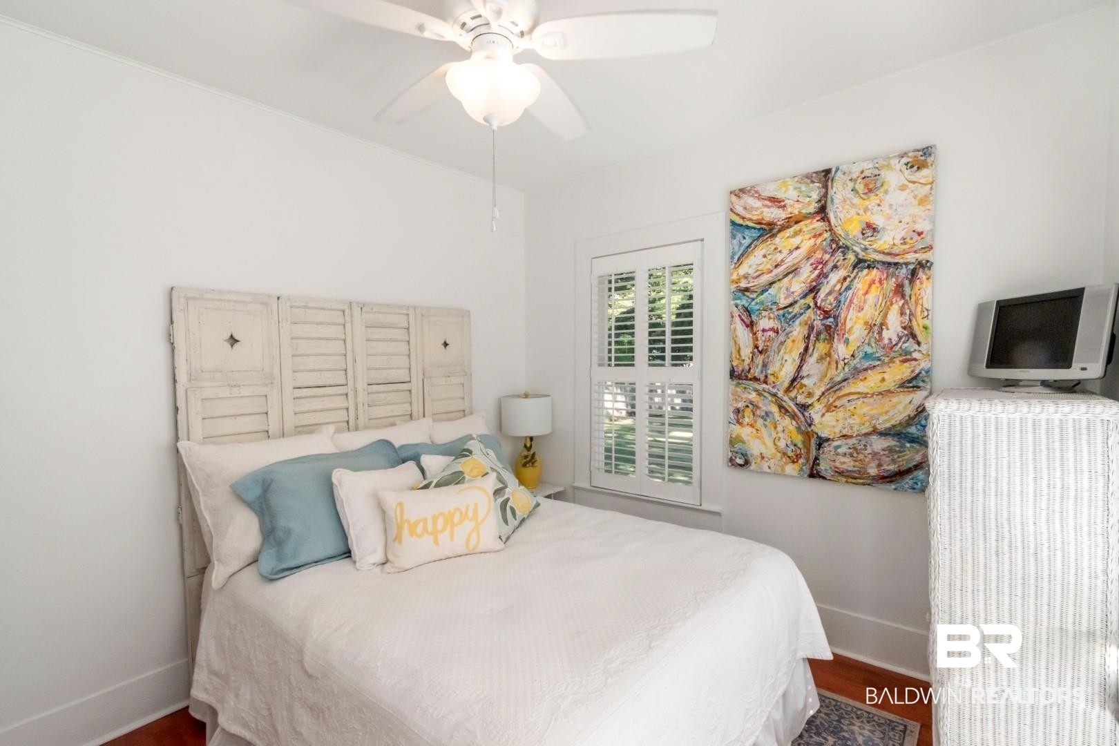 116 Item Avenue Mobile, AL 36607 - Photo 20 of 33 Bedroom with hardwood / wood-style floors and ceiling fan