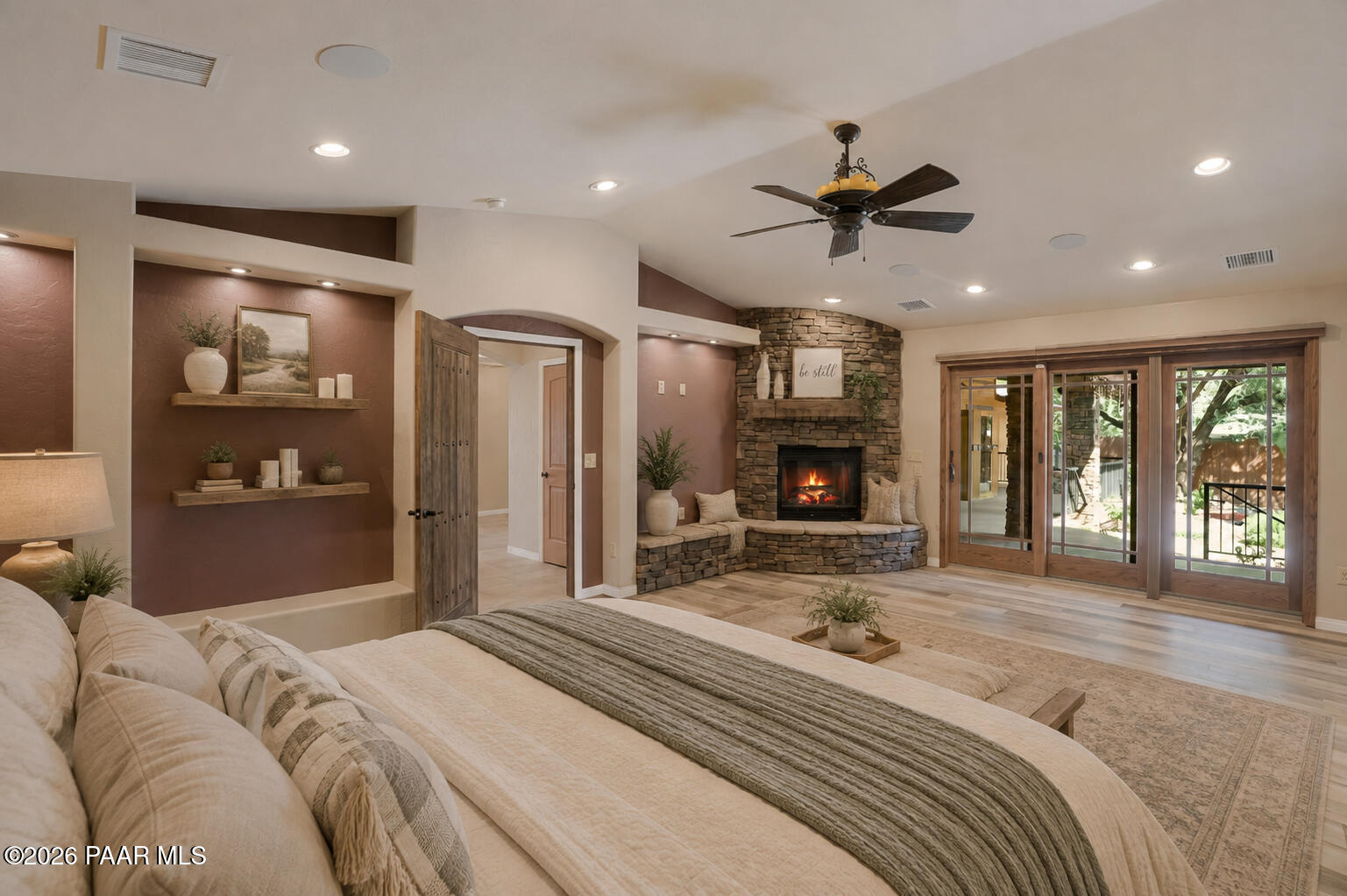 3015 Hozoni Road Prescott, AZ 86305 - Photo 18 of 65 Primary Bedroom Staged