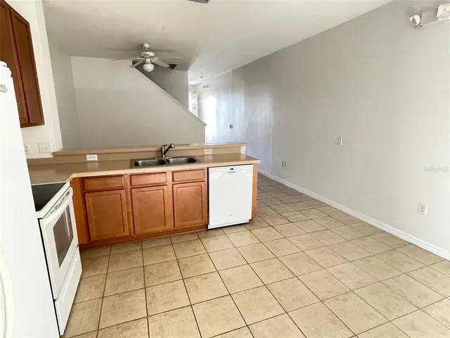 a room with a washing machine