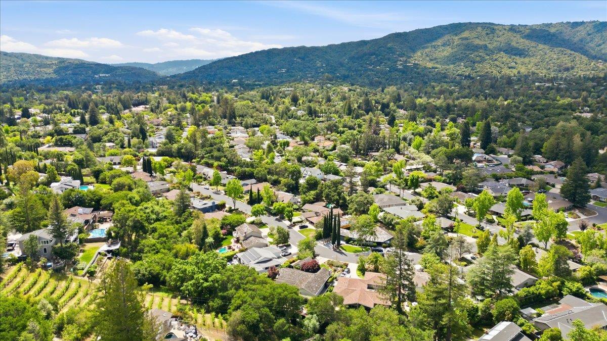 216 Montclair Road Los Gatos, CA 95032 - Photo 30 of 44 a view of a lush green hillside and houses