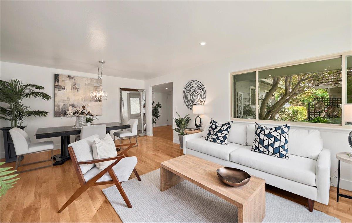 216 Montclair Road Los Gatos, CA 95032 - Photo 6 of 44 a living room with furniture and a large window