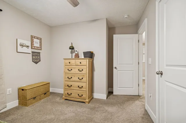 wooden view of room with walk in closet
