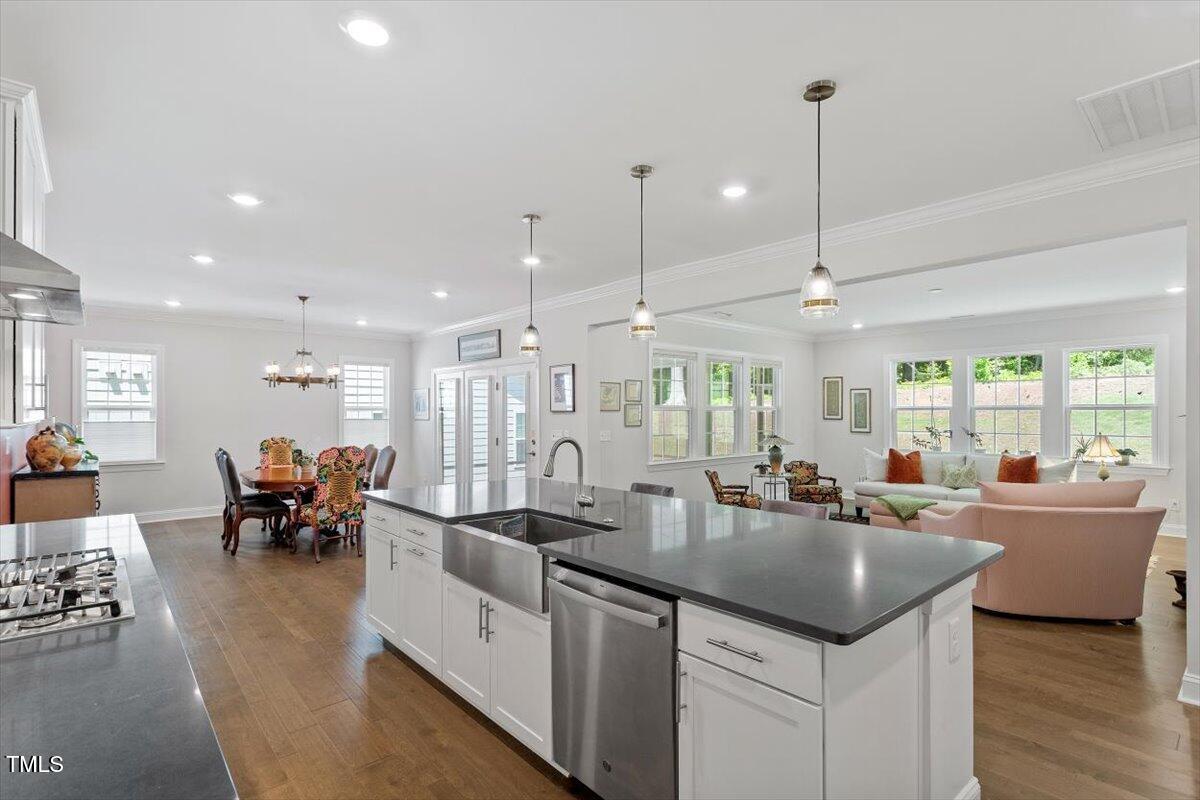 131 English Violet Lane Raleigh, NC 27610 - Photo 17 of 45 a large kitchen with lots of counter space