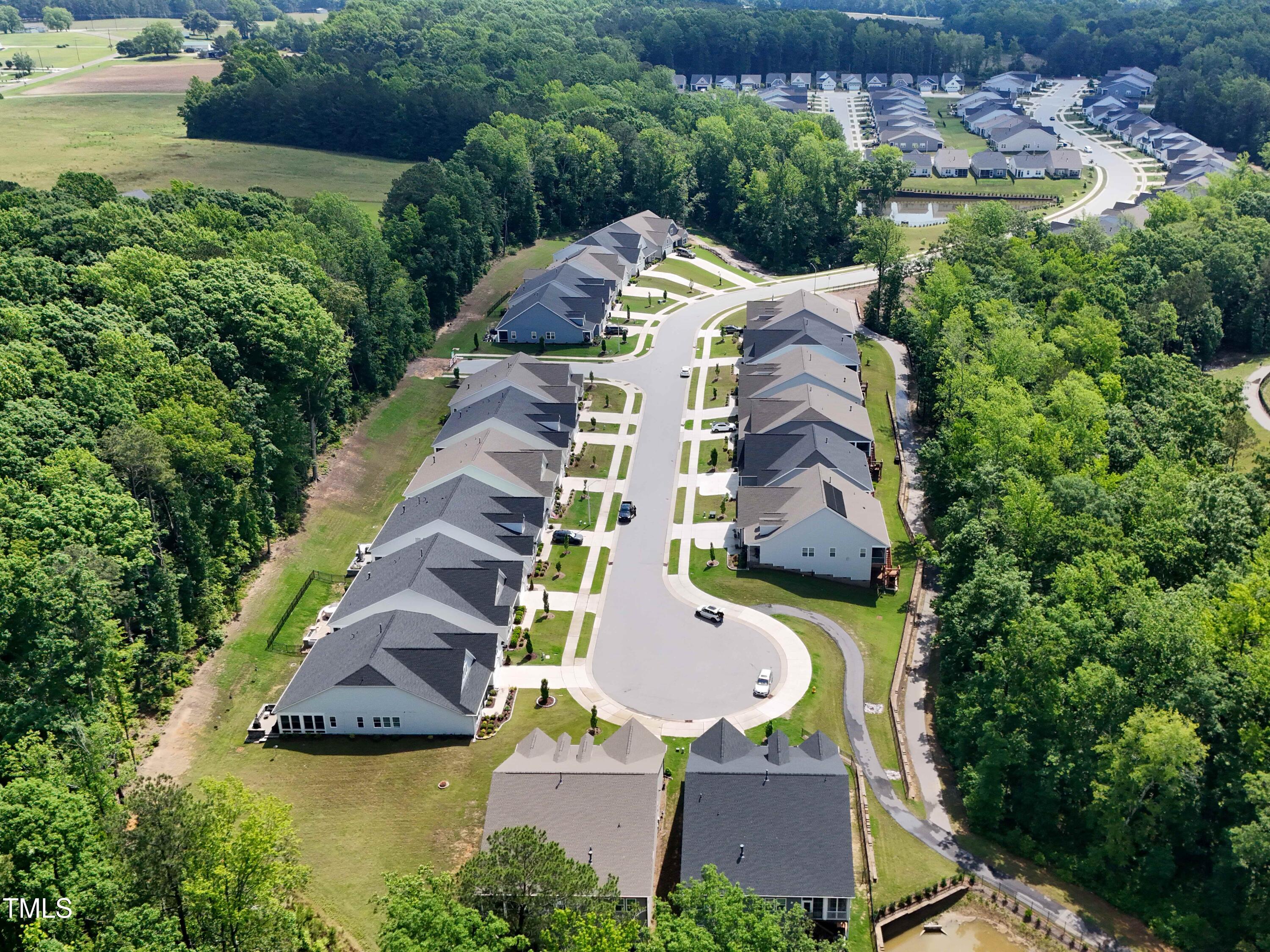 131 English Violet Lane Raleigh, NC 27610 - Photo 38 of 45 an aerial view of a house