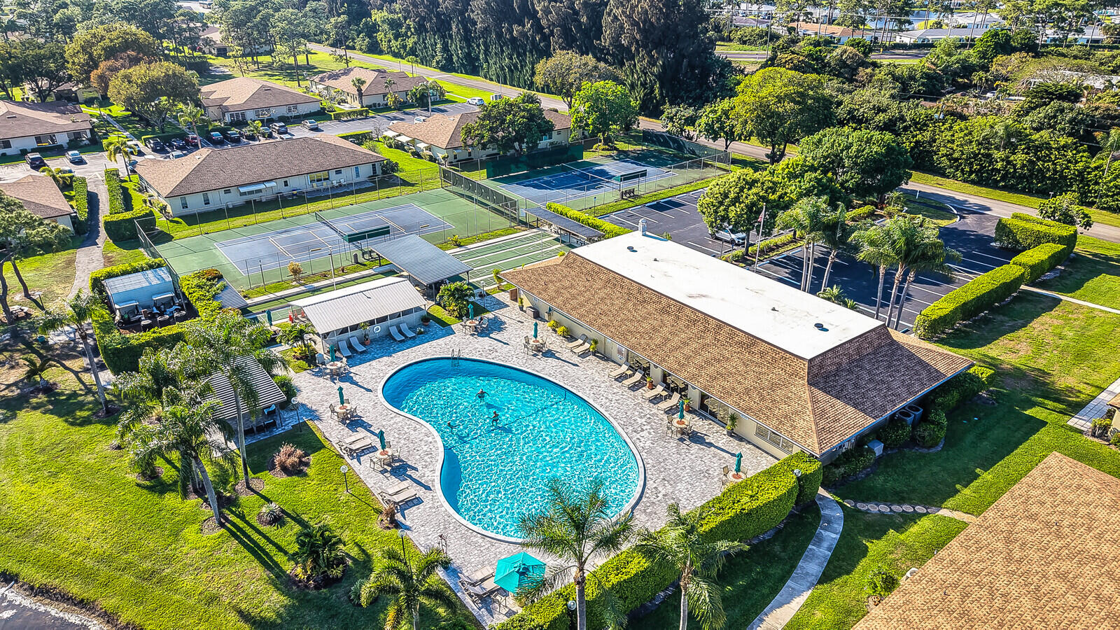 5270 Nesting Way, Unit C Delray Beach, FL 33484 - Photo 35 of 38 an aerial view of a house