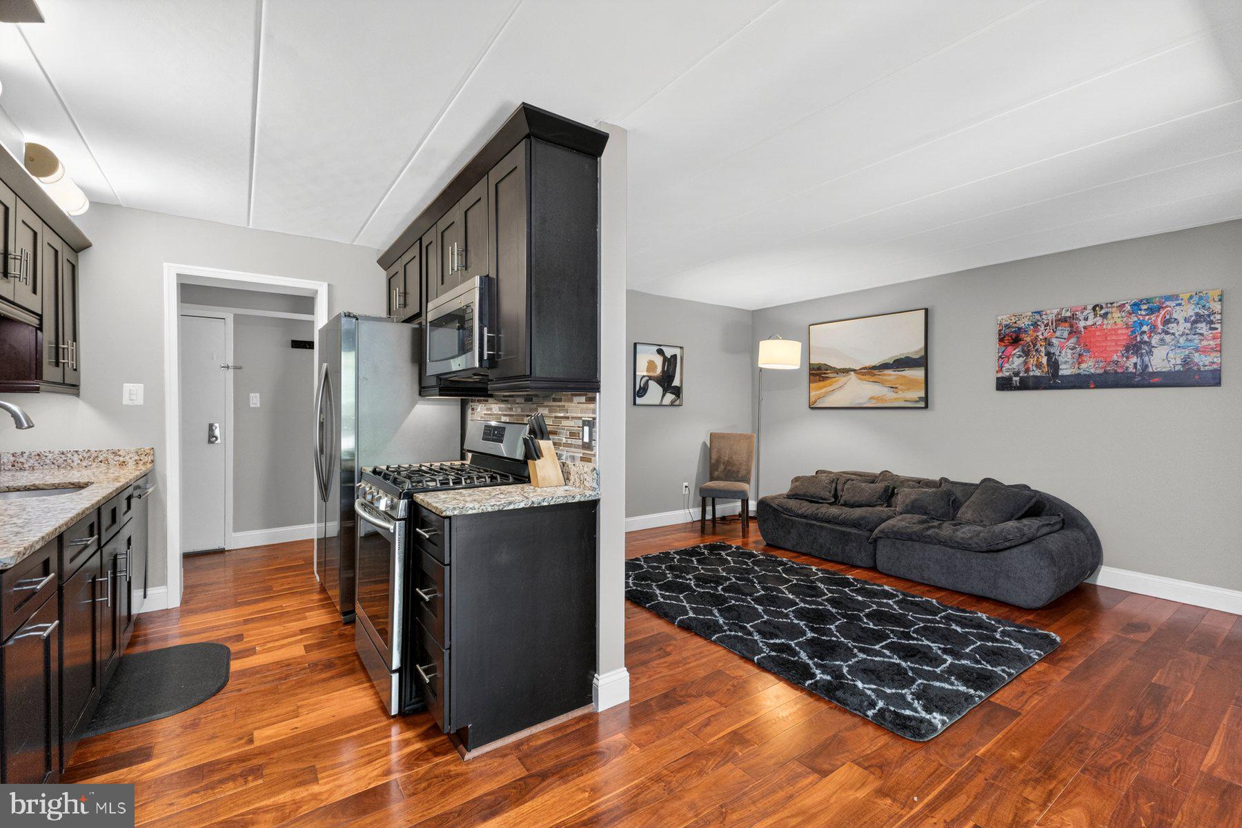 2330 Freetown Court, Unit 4/1B Reston, VA 20191 - Photo 3 of 26 Living room and kitchen