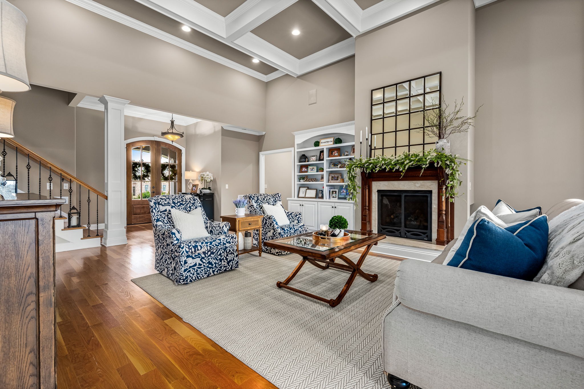 264 Cascade Drive Winchester, TN 37398 - Photo 27 of 86 a living room with furniture fireplace and wooden floor
