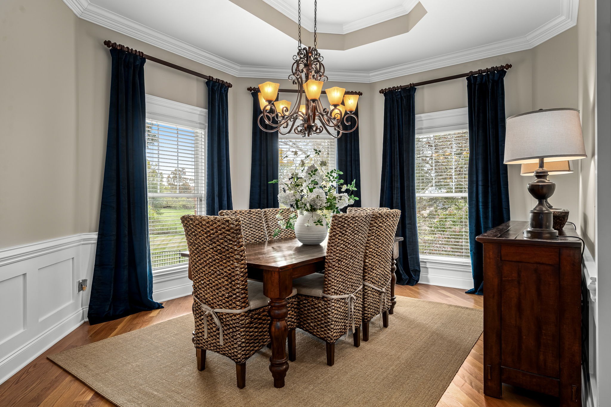 264 Cascade Drive Winchester, TN 37398 - Photo 36 of 86 a view of a dining room with furniture wooden floor and chandelier