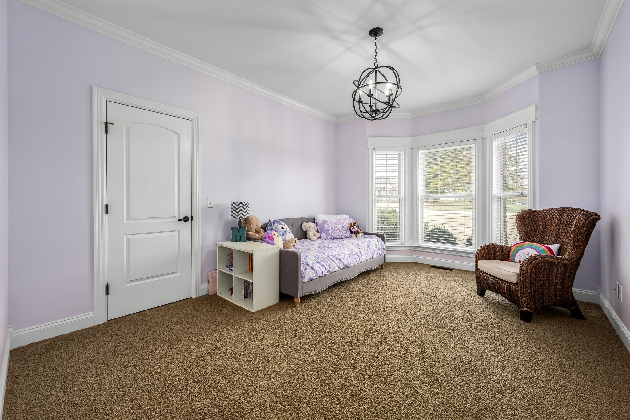 264 Cascade Drive Winchester, TN 37398 - Photo 53 of 86 a spacious bedroom with a bed and a chandelier