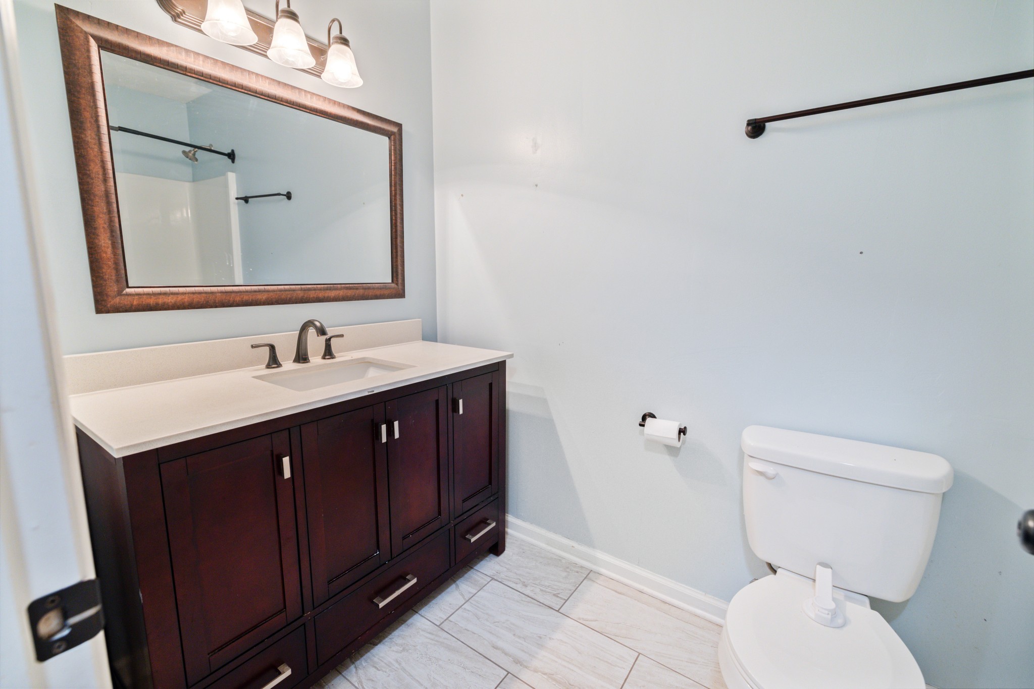 109 Lafayette Rockvale, TN 37153 - Photo 21 of 43 a bathroom with a toilet a sink and mirror