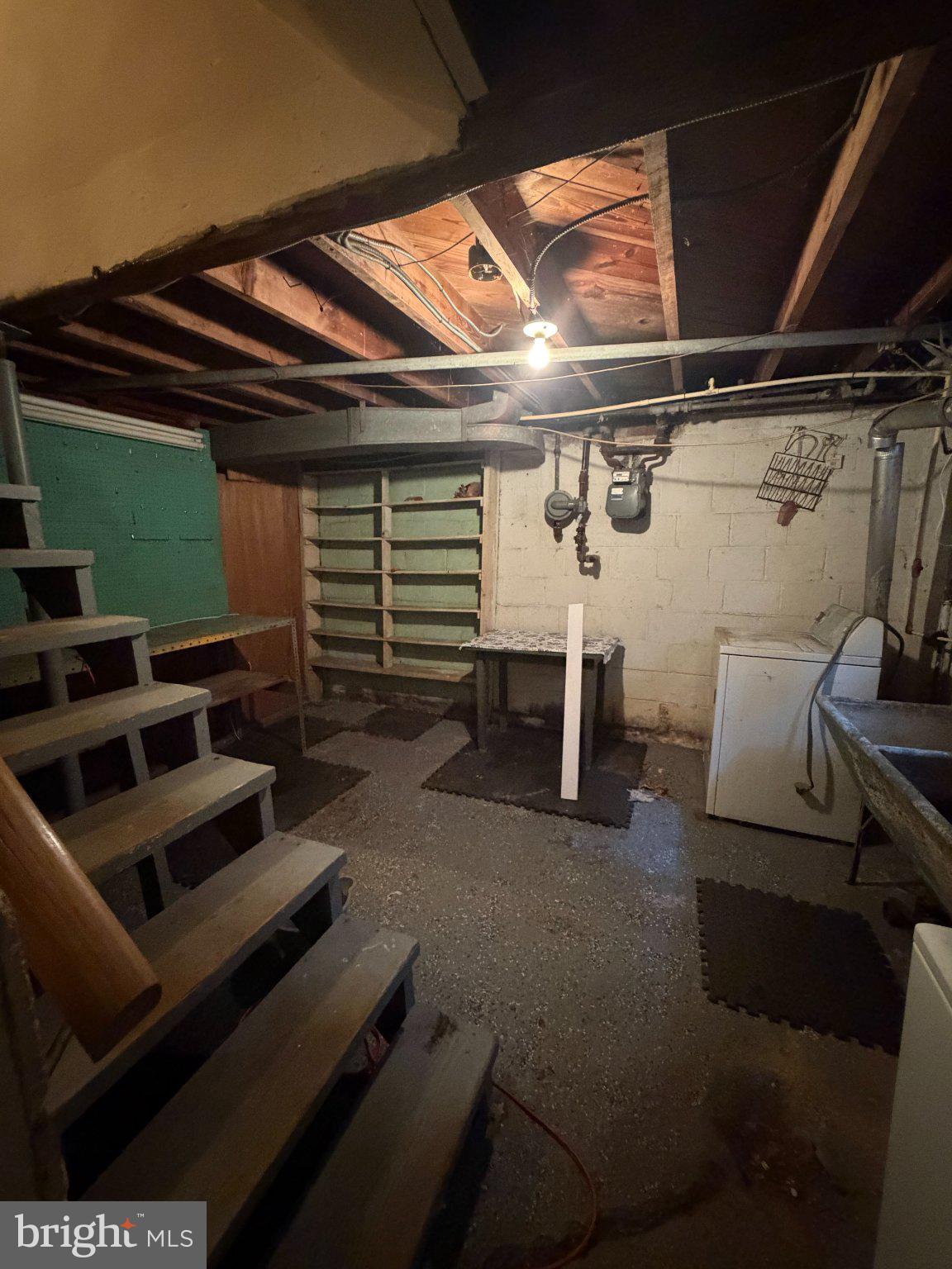 4606 Burlington Road Hyattsville, MD 20781 - Photo 8 of 10 Spacious basement with potential charm.