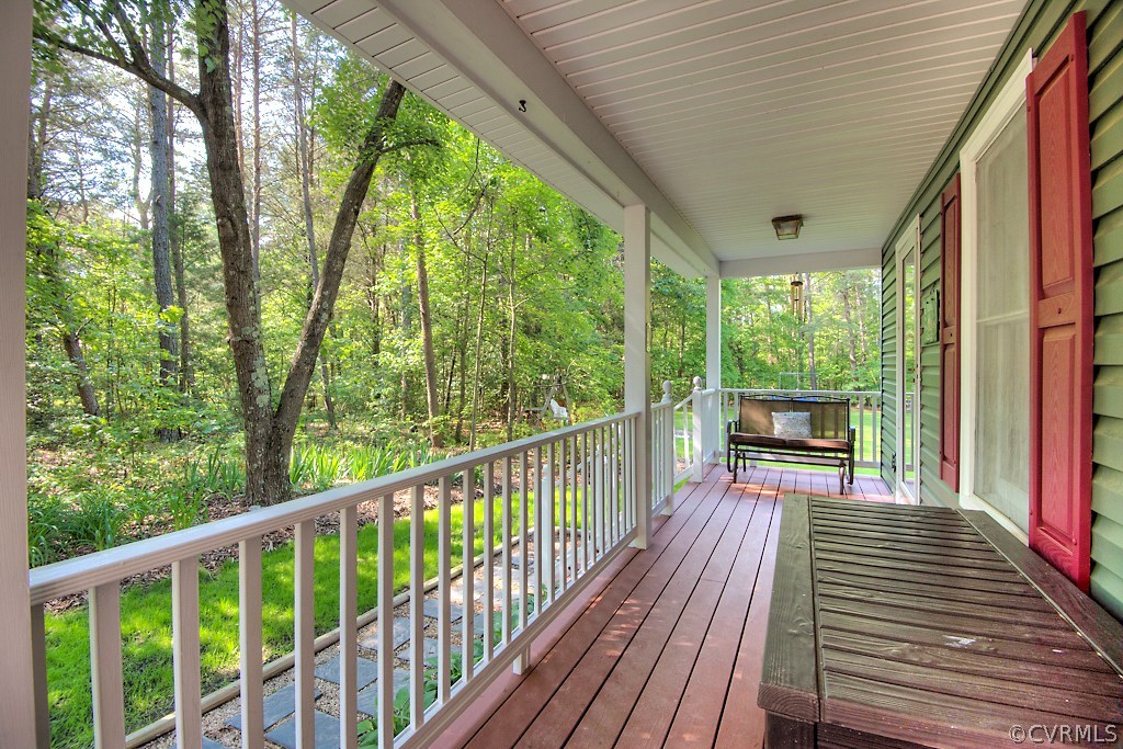 17516 Old Ridge Road Montpelier, VA 23192 - Photo 4 of 27 a view of balcony with wooden floor