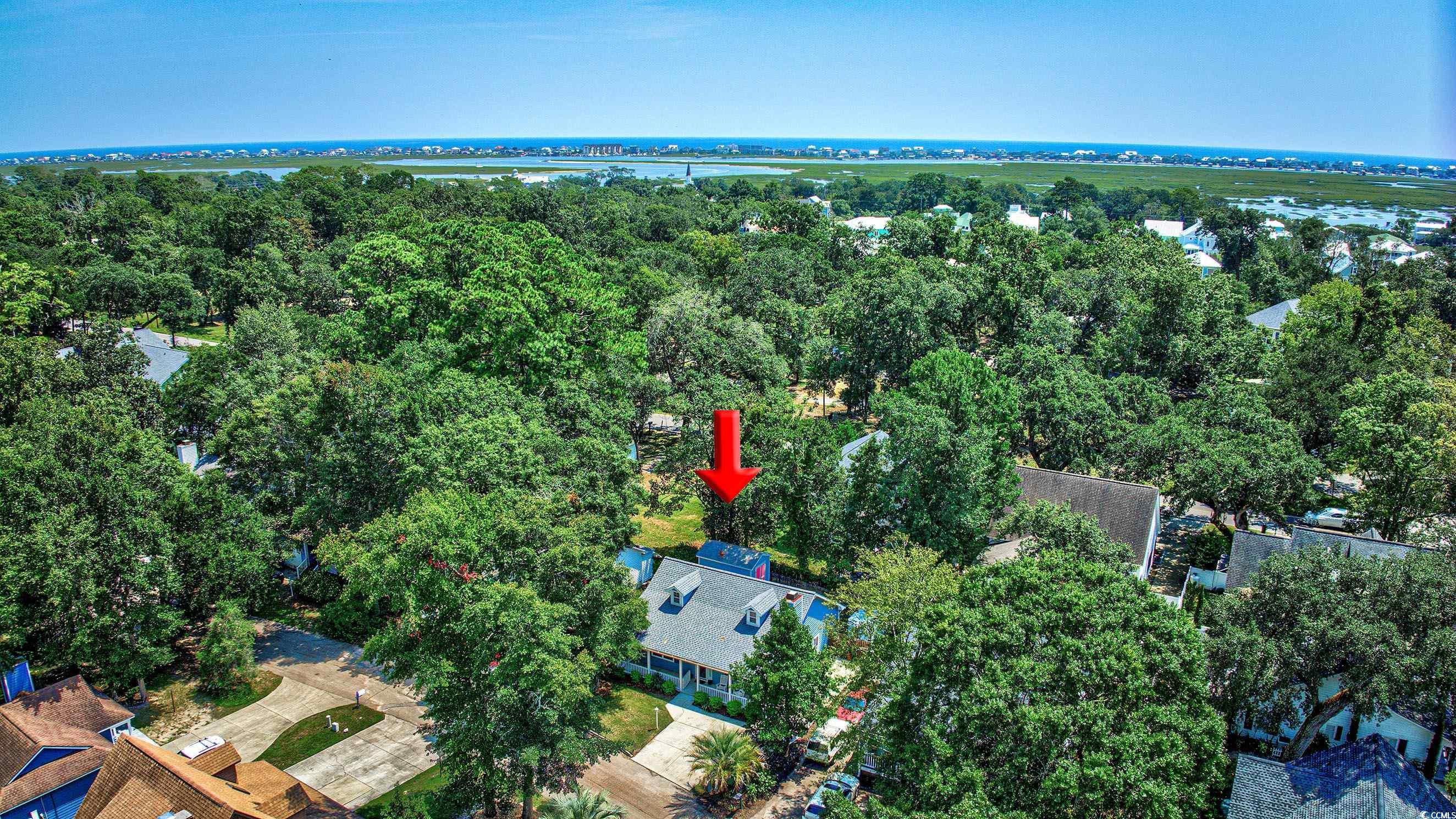 4261 Brook Drive Murrells Inlet, SC 29576 - Photo 3 of 39 Bird's eye view featuring a water view