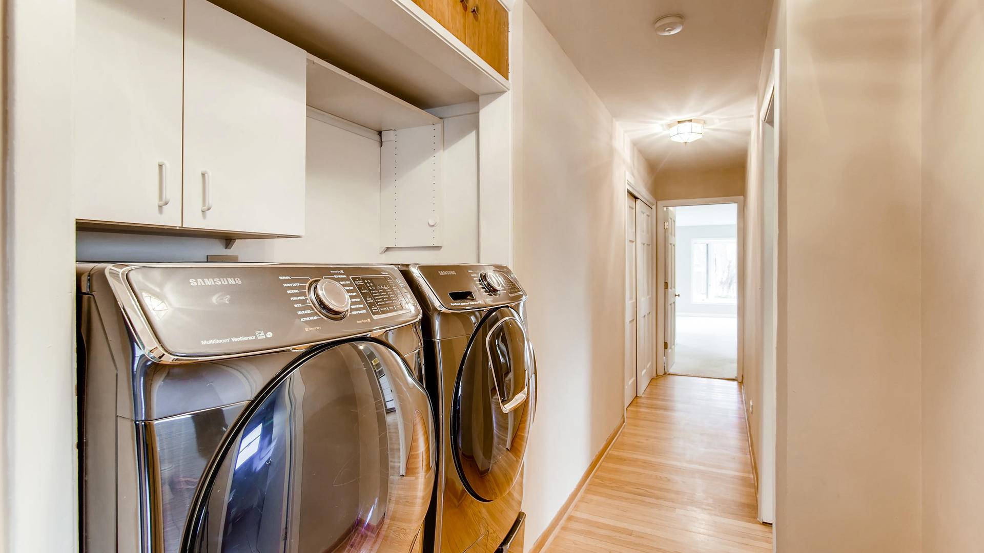 22W678 Poplar Road Glen Ellyn, IL 60137 - Photo 27 of 37 a utility room with wooden floor