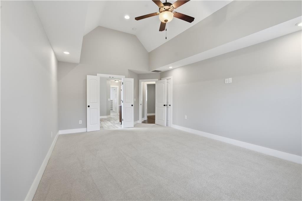 12 Bridgestone Way Cartersville, GA 30120 - Photo 28 of 46 a view of an empty room with a chandelier fan