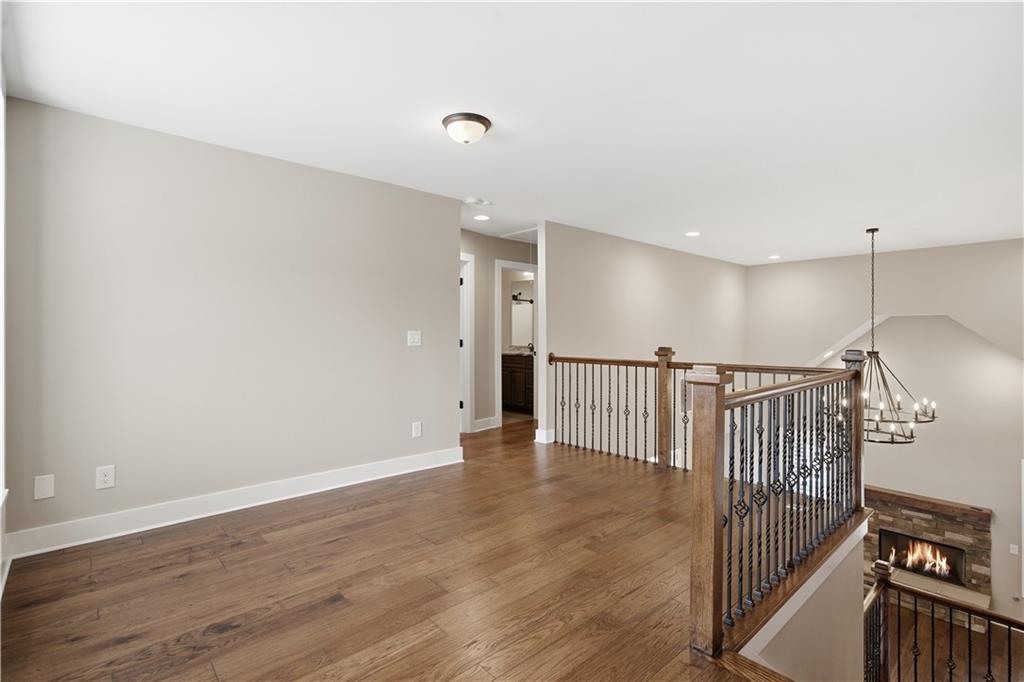 12 Bridgestone Way Cartersville, GA 30120 - Photo 30 of 46 a view of a hallway with stairs