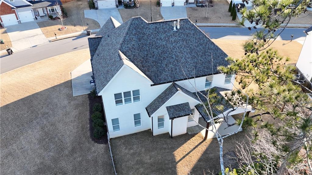 12 Bridgestone Way Cartersville, GA 30120 - Photo 42 of 45 an aerial view of a house with table and chairs