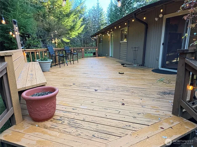 a view of house with patio and entertaining space