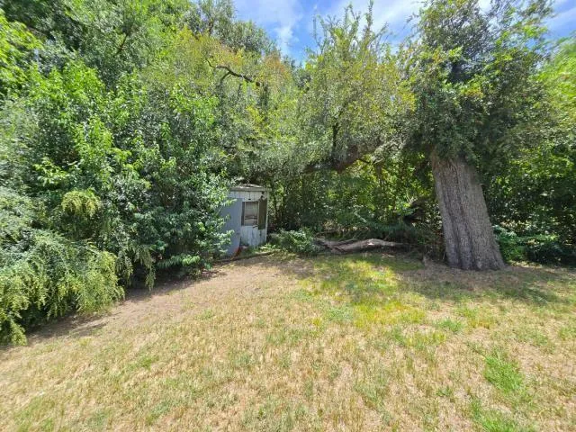 a view of street with houses