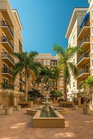 a view of outdoor space with lots of trees