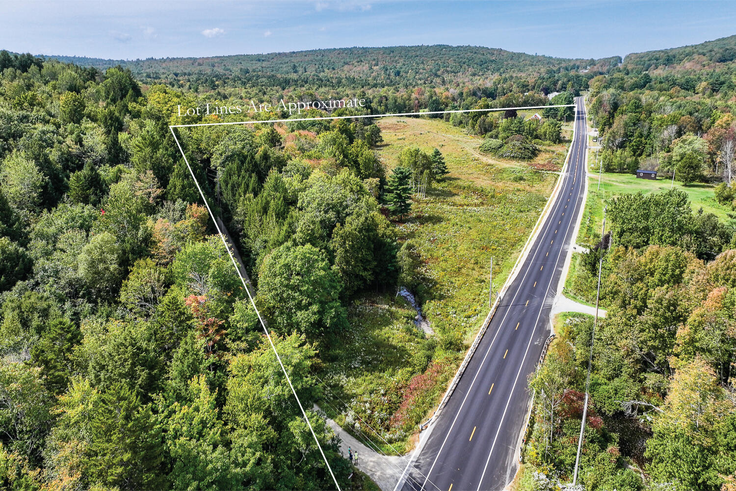 1079 Belfast Road Knox, ME 04986 - Photo 16 of 49 Aerial with approx. lines