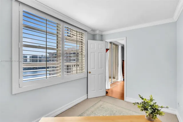 a view of a city with tall buildings