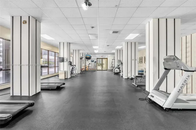 a view of swimming pool from a balcony