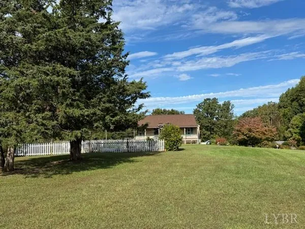 a view of an outdoor space and yard