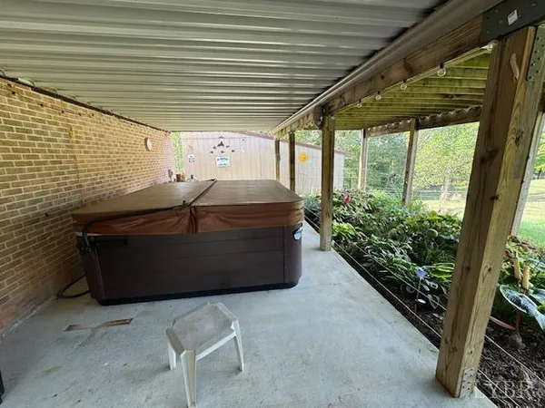 a room with furniture
