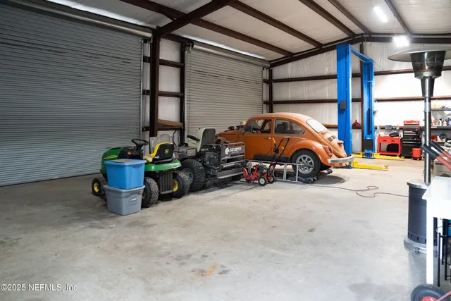 a ground with lots of trees