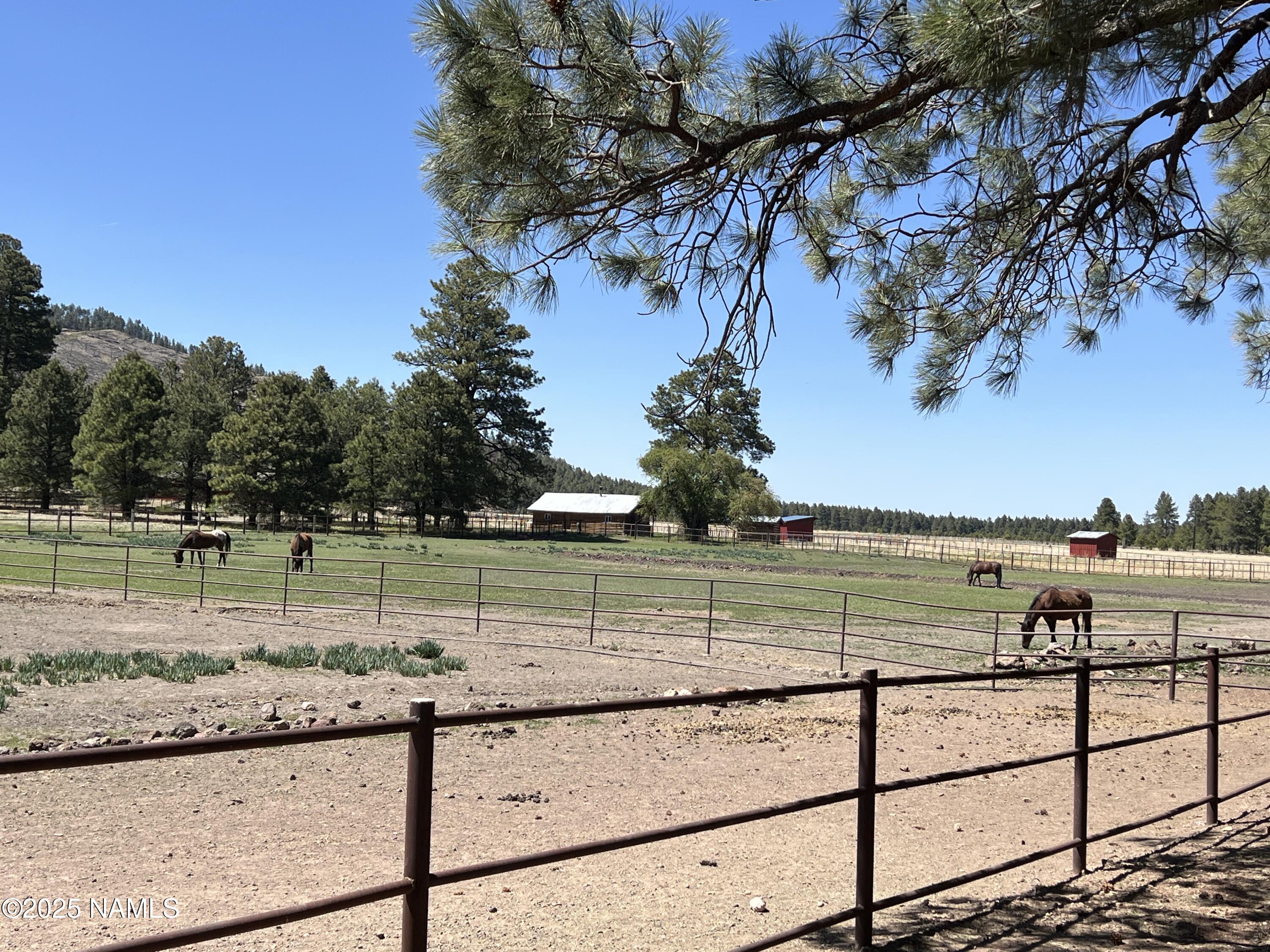 12830 East Thunder Rdg Road Parks, AZ 86018 - Photo 89 of 97 a view of a yard and mountain from a lake view