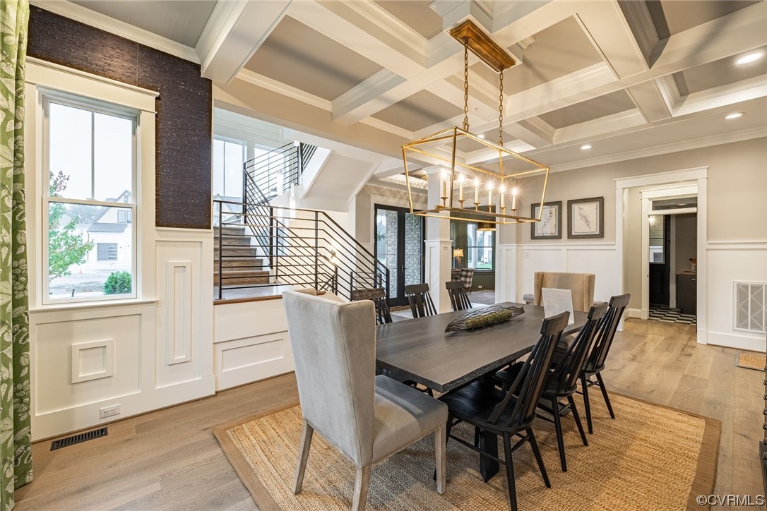 3508 Ormiston Grove Circle Henrico, VA 23233 - Photo 8 of 50 a view of a dining room with furniture window and wooden floor