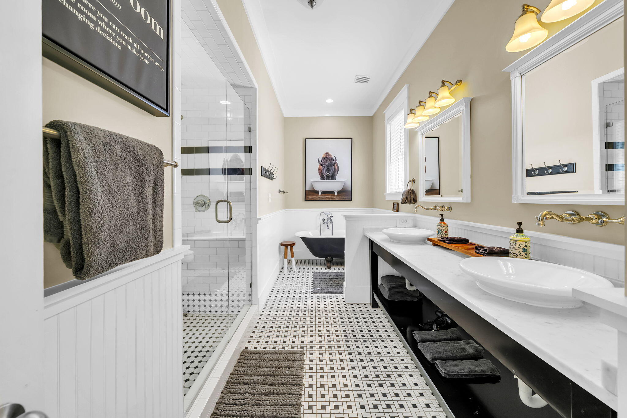 48 Cast Net Lane Seacrest, FL 32461 - Photo 11 of 41 a large white kitchen with a sink and stainless steel appliances