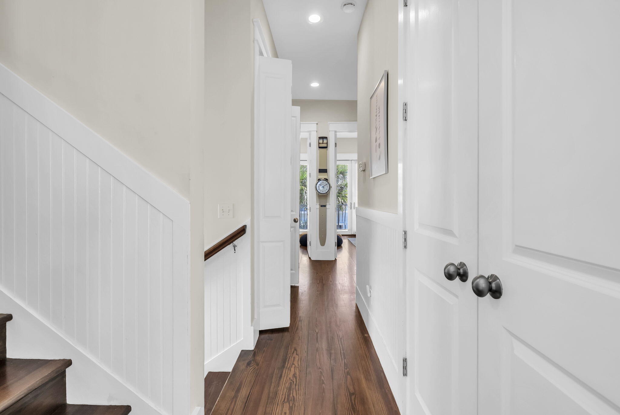 48 Cast Net Lane Seacrest, FL 32461 - Photo 13 of 41 a view of a hallway with wooden floor and staircase