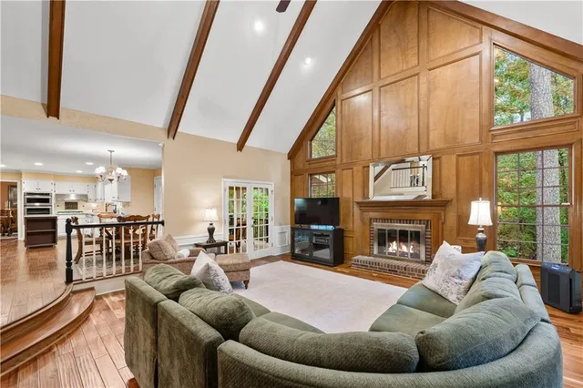 a bedroom with a bed and a table with chair