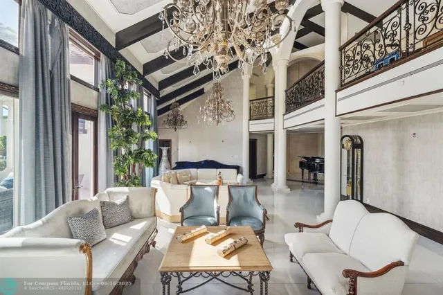 a outdoor space with a couch