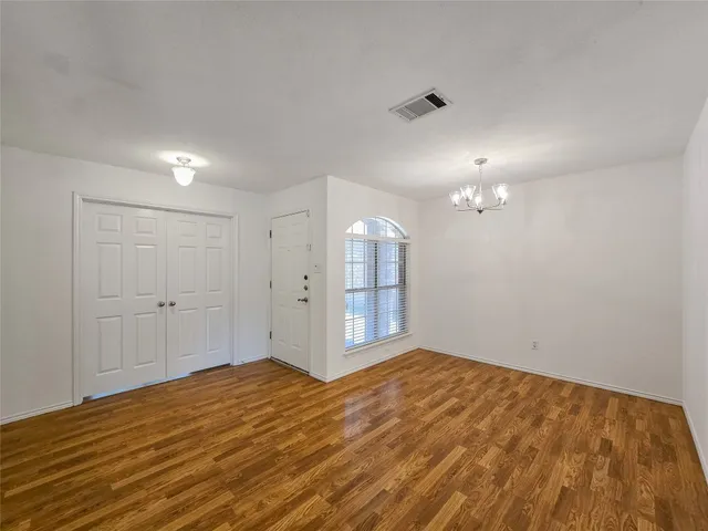 a view of empty room