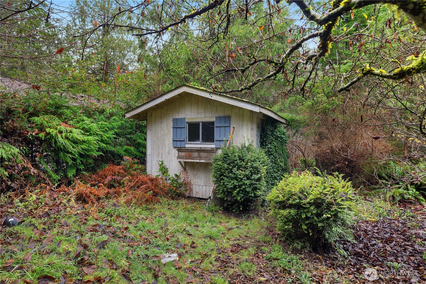 310 East Olde Lyme Road Shelton, WA 98584 - Photo 18 of 34 a view of a house with a yard and plants