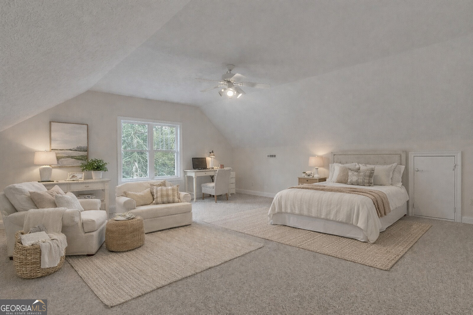 155 Rising Star Road Fayetteville, GA 30215 - Photo 52 of 89 a bedroom with furniture and white walls