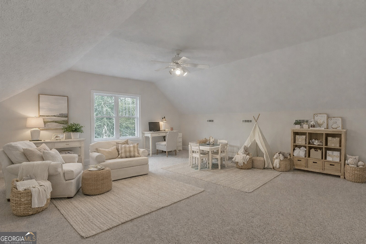 155 Rising Star Road Fayetteville, GA 30215 - Photo 53 of 89 a living room with furniture and a large window